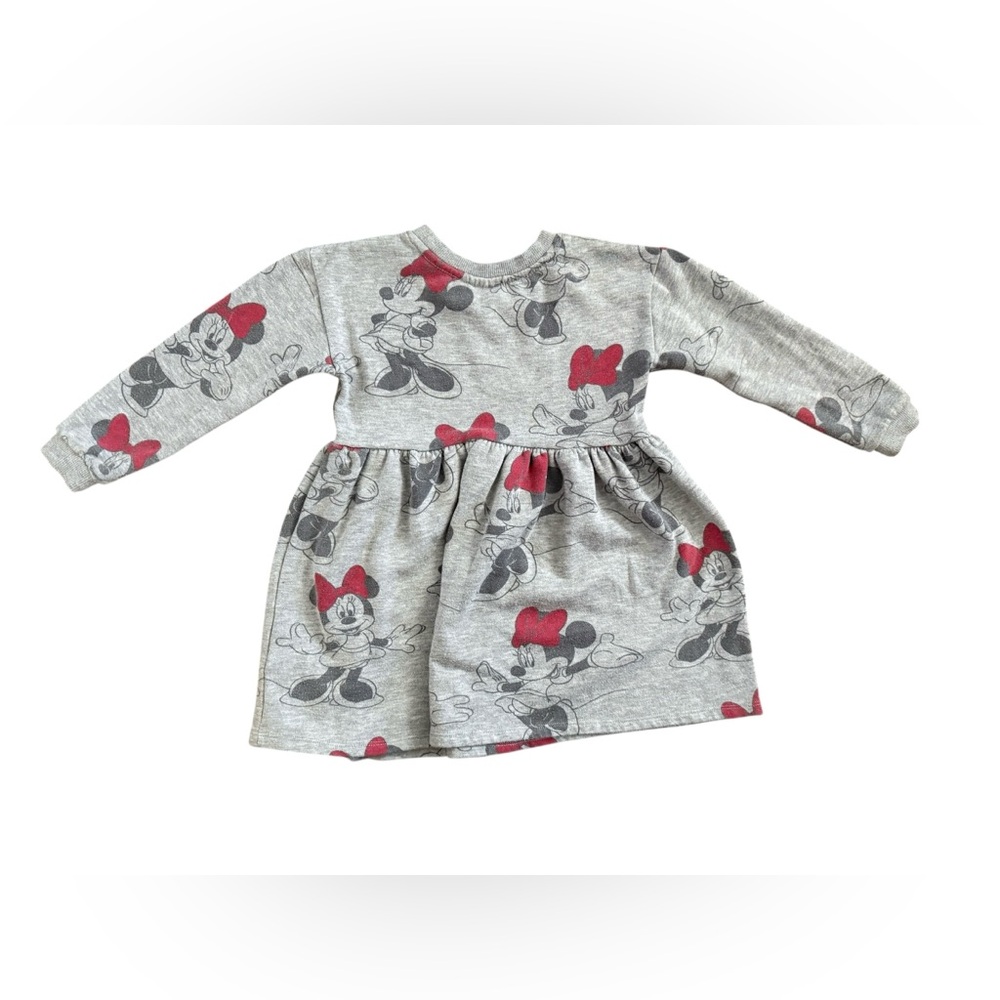 Disney Toddler Girls Gray Minnie Mouse Dress